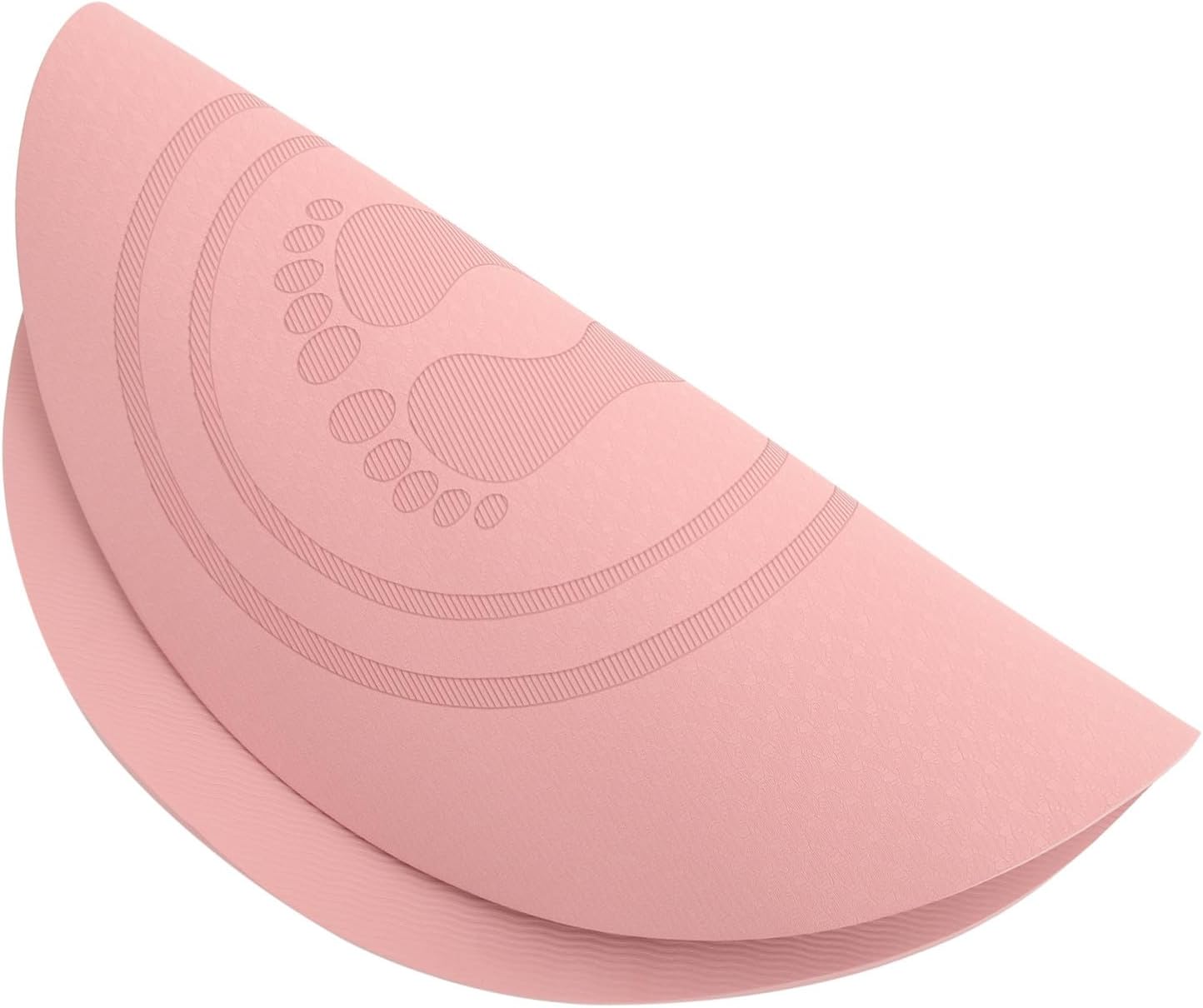 Tpe Anti-slip Jump Rope Mat Pink Shock Absorbing Fitness Cushion Soundproof Workout Pad for Home Gym Indoor Exercise Yoga