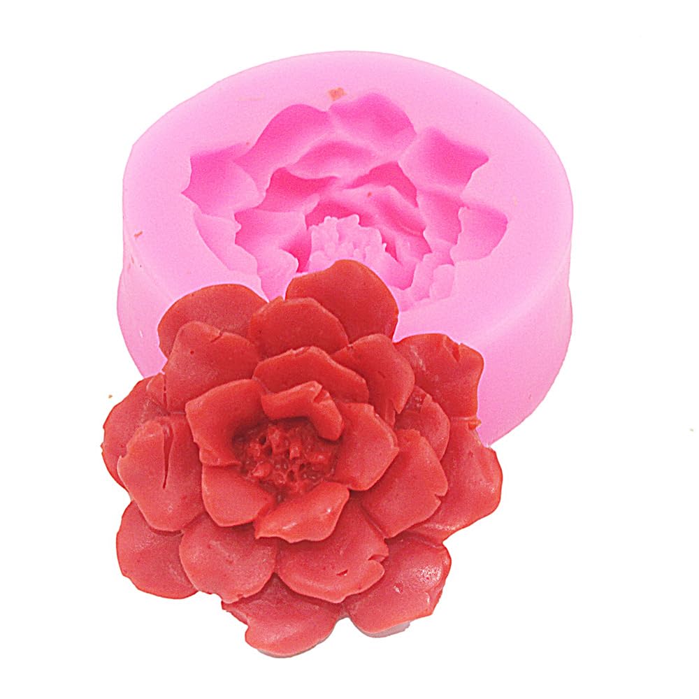 Flowers Silicone Fondant Mould Chocolate Mold for Decorating Cakes Chocolate, Candy, Baking,etc.(5 pcs), F070s+f103s+f131s+f132s+f507 - Image 4