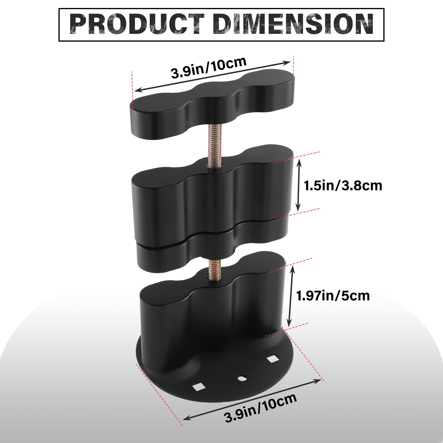 Gas Can Mount TARKII Gasoline Pack Mount - Aluminum Fuel Container ...