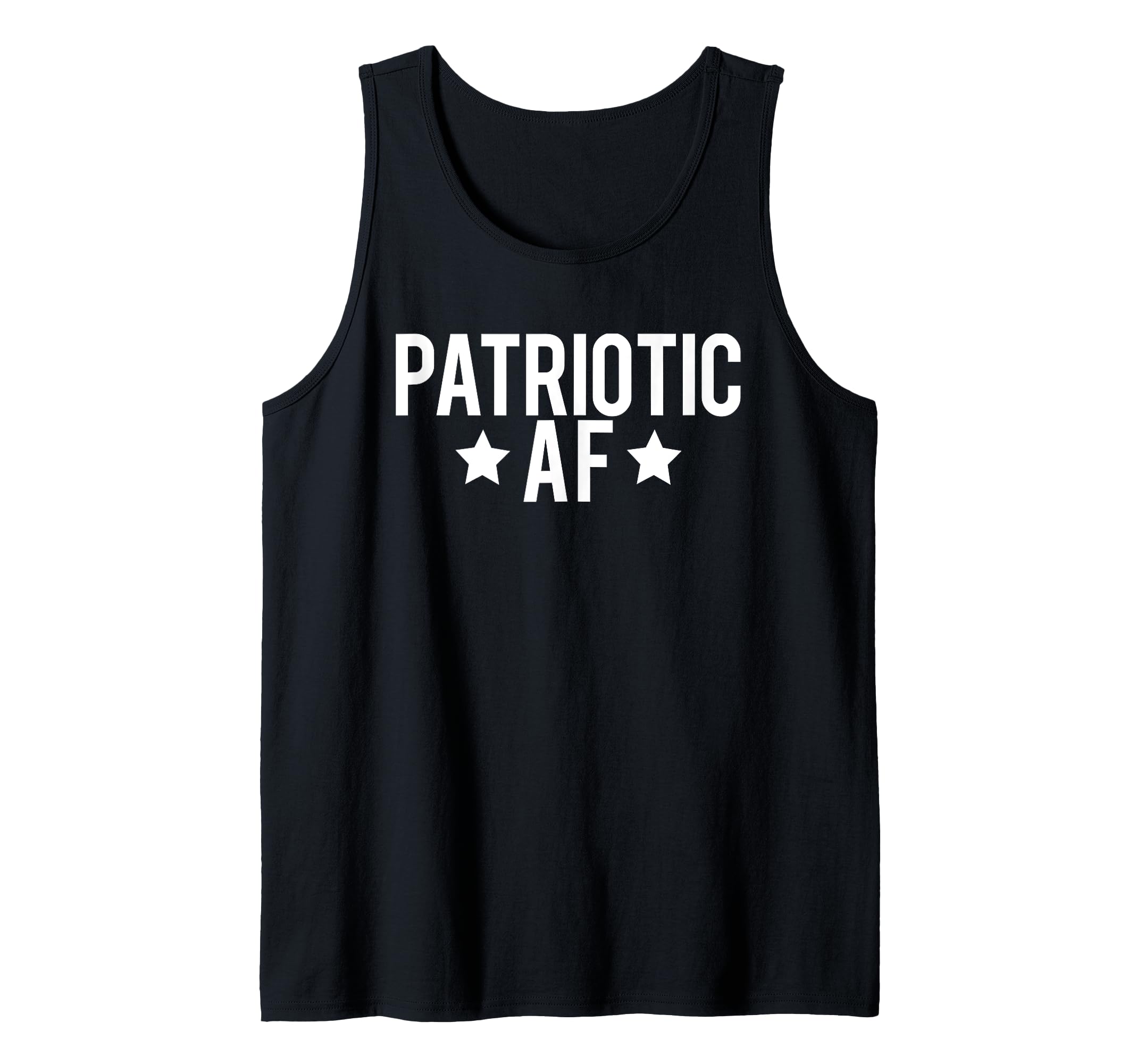 PATRIOTIC AF Funny July 4th Meme Celebrate America USA Tank Top