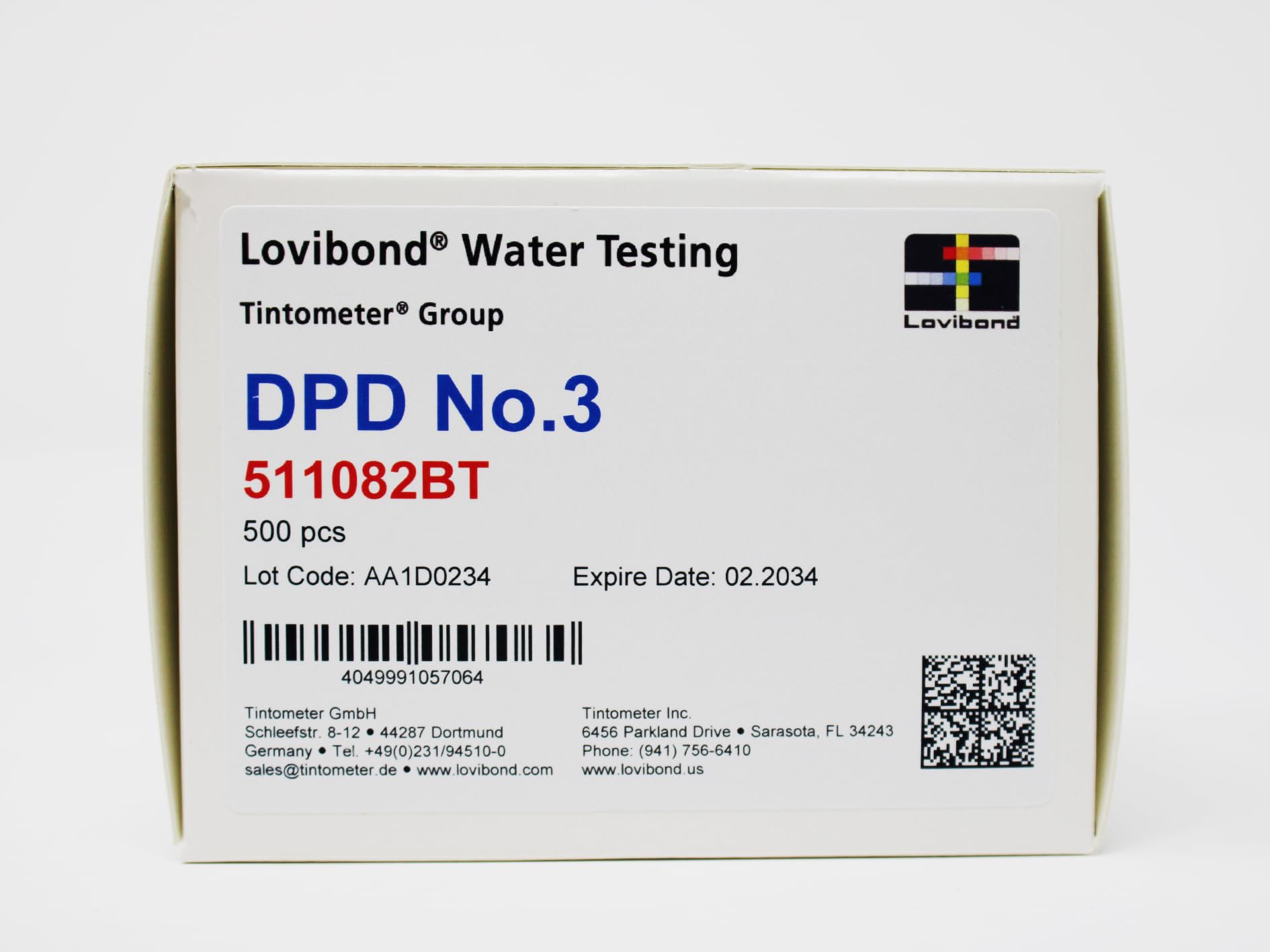 Lovibond - DPD No. 3 Photometer Cloro Combinato per fotometro