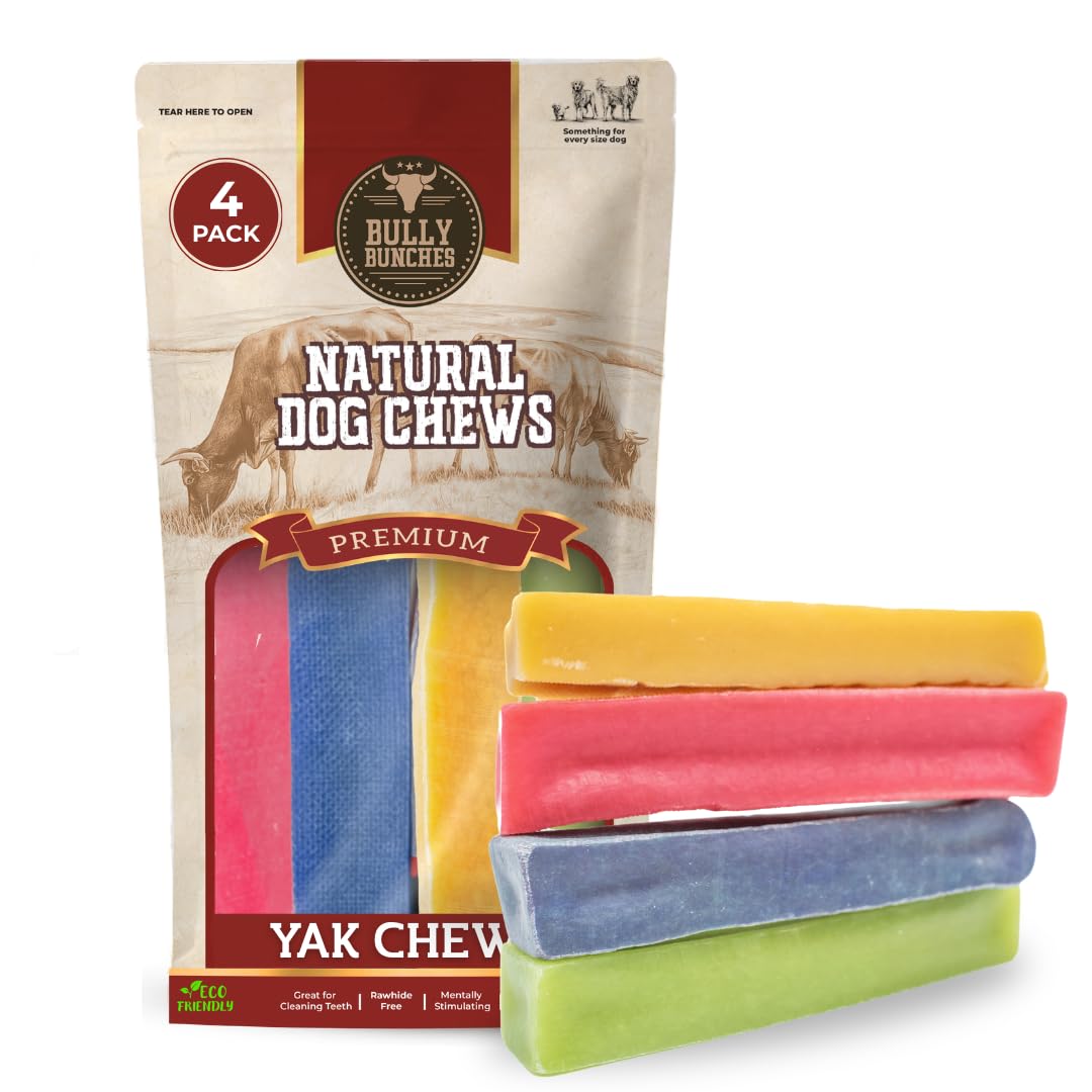 Bully Bunches Premium Fruit-Flavored Himalayan Yak Chew for Dogs