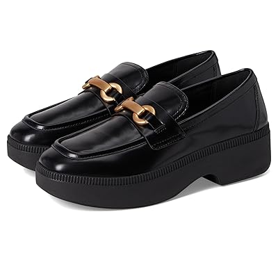 FitFlop F Luma Chunky Snaffle Box Leather Demi Wedge Loafers Women