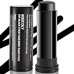 MEICOLY Black Face Paint,Eye Black Stick for Sports,Baseball Softball Football Lacrosse,Easy to Color Athletes Sporting,Smooth Halloween Face Body Paint Stick,0.5Oz