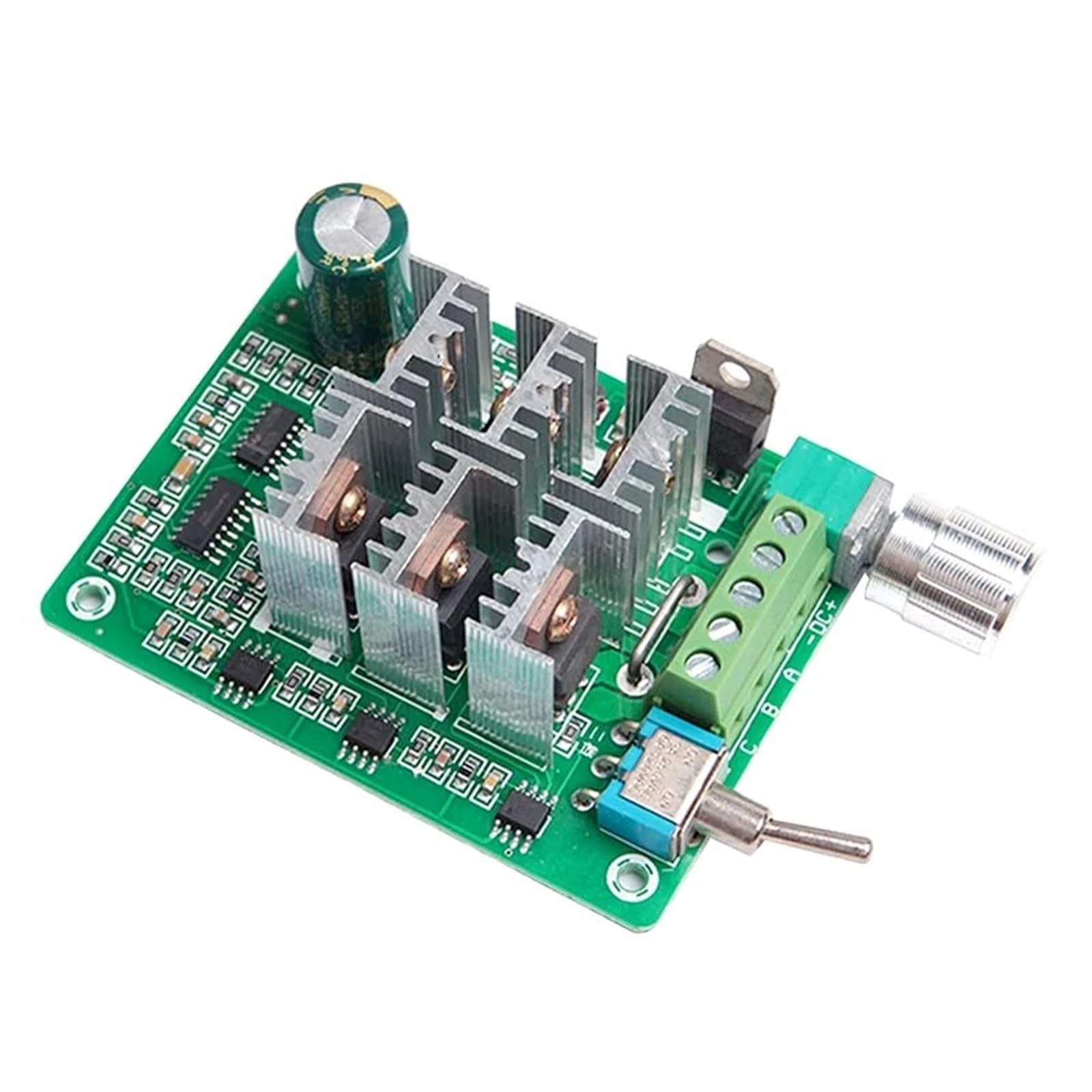 BLDC Motor Speed Controller DC 5-36V 12V 24V 15A BLDC Three-Phase Sensorless Brushless Motor Controller Fan Driver Power Supply