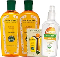 Kit Phytoervas Shampoo Condicionador Camomila E Sun In 120ml