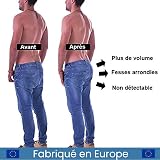 ARIUS Lot de 2 Boxer avec Rembourrage Dorsal pour Augmenter Le Volume et la Taille des Fesses - sous-vêtements avec des tampons pour Les Hommes - Men's Padded Buttocks (L) - 5