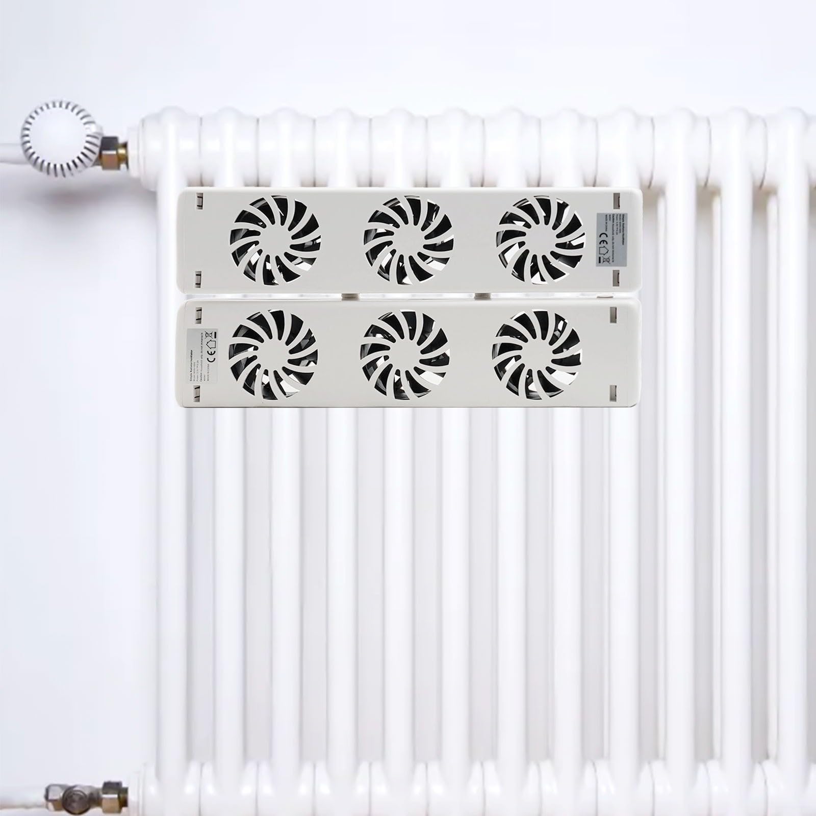 Set di ventilatori per termosifoni, 3 ventole, radiatori intelligenti per riscaldatori e radiatori