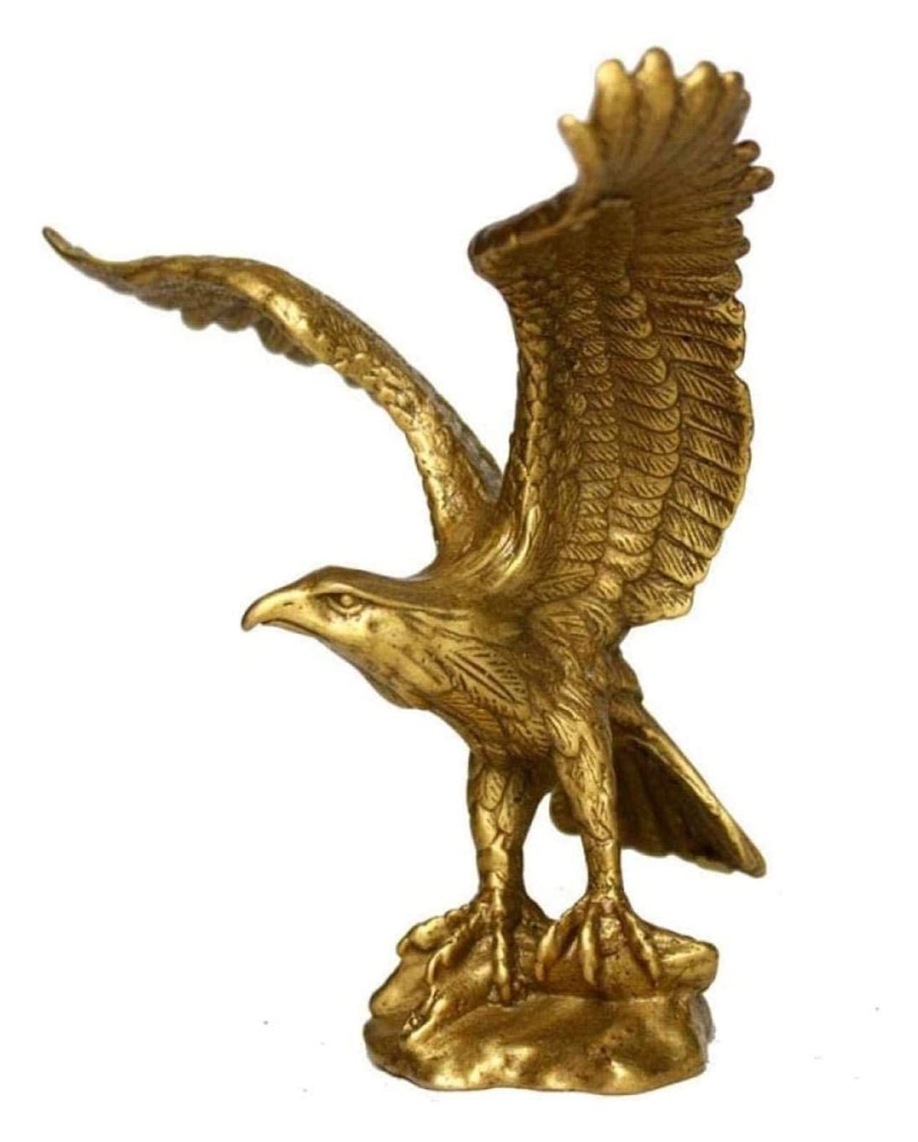 Artykuły artystyczne, dekoracje do domu Posągi Artykuły dekoracyjne i figurki Rzeźby Figurki Posąg Ozdoba do domu Czysta miedź Latający orzeł Statua Kawałki Dekoracja biura Rzemiosło Akcesoria do dom