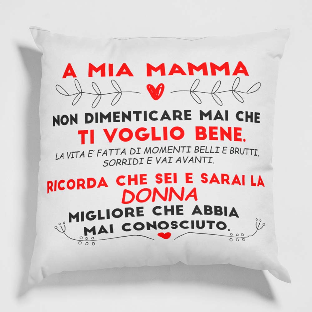Cuscino quadrato per la tua mamma