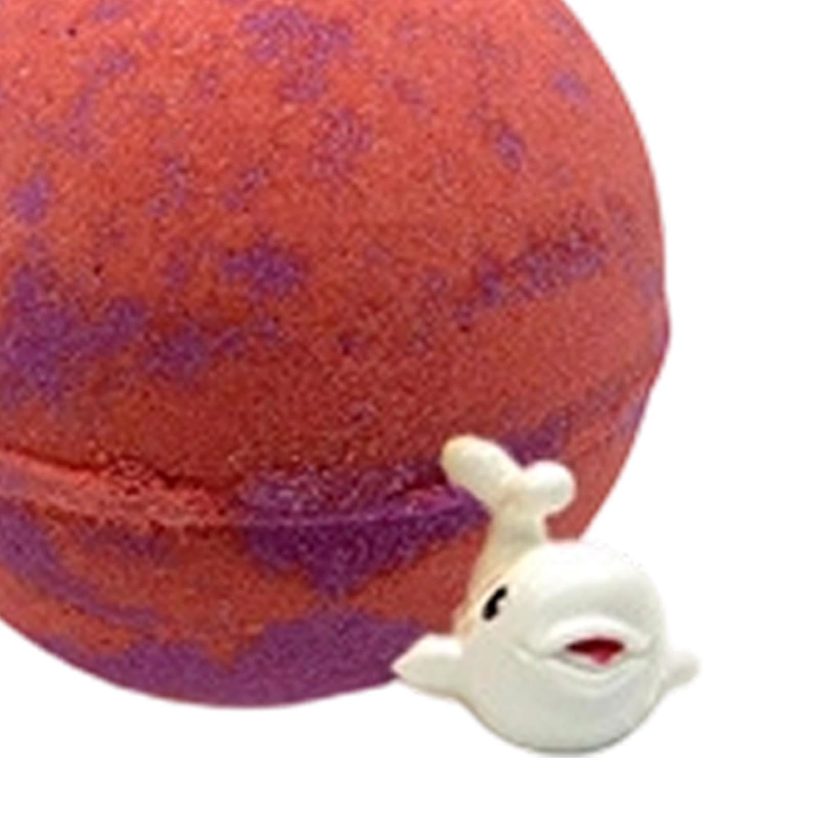 Bombe da bagno frizzanti per bambini 6 Pezzi di Bolle Colorate Profumate | Palline da Vasca per Bambini con Giocattoli Luminosi al Buio per Vasca Casa Festa Vacanze Spa Centro Infanzia Hotel