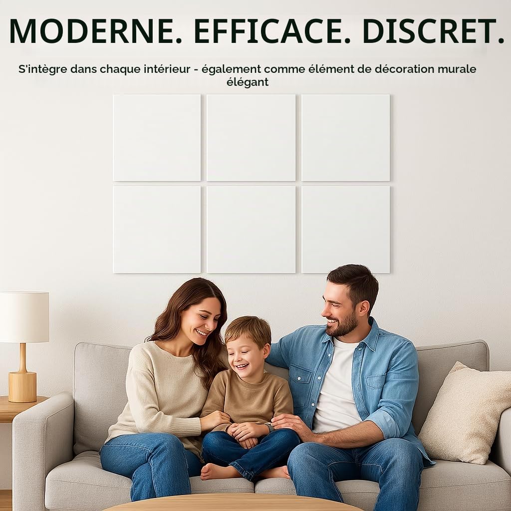 MatoSan® 30 Feuilles Panneau Acoustique Auto-Adhésif pour Isolation Acoustique Insonorisant Mur Haute Densité pour Mur Plafond Bois & Porte Panneaux Acoustiques Chambre Isoler Contre le Bruit