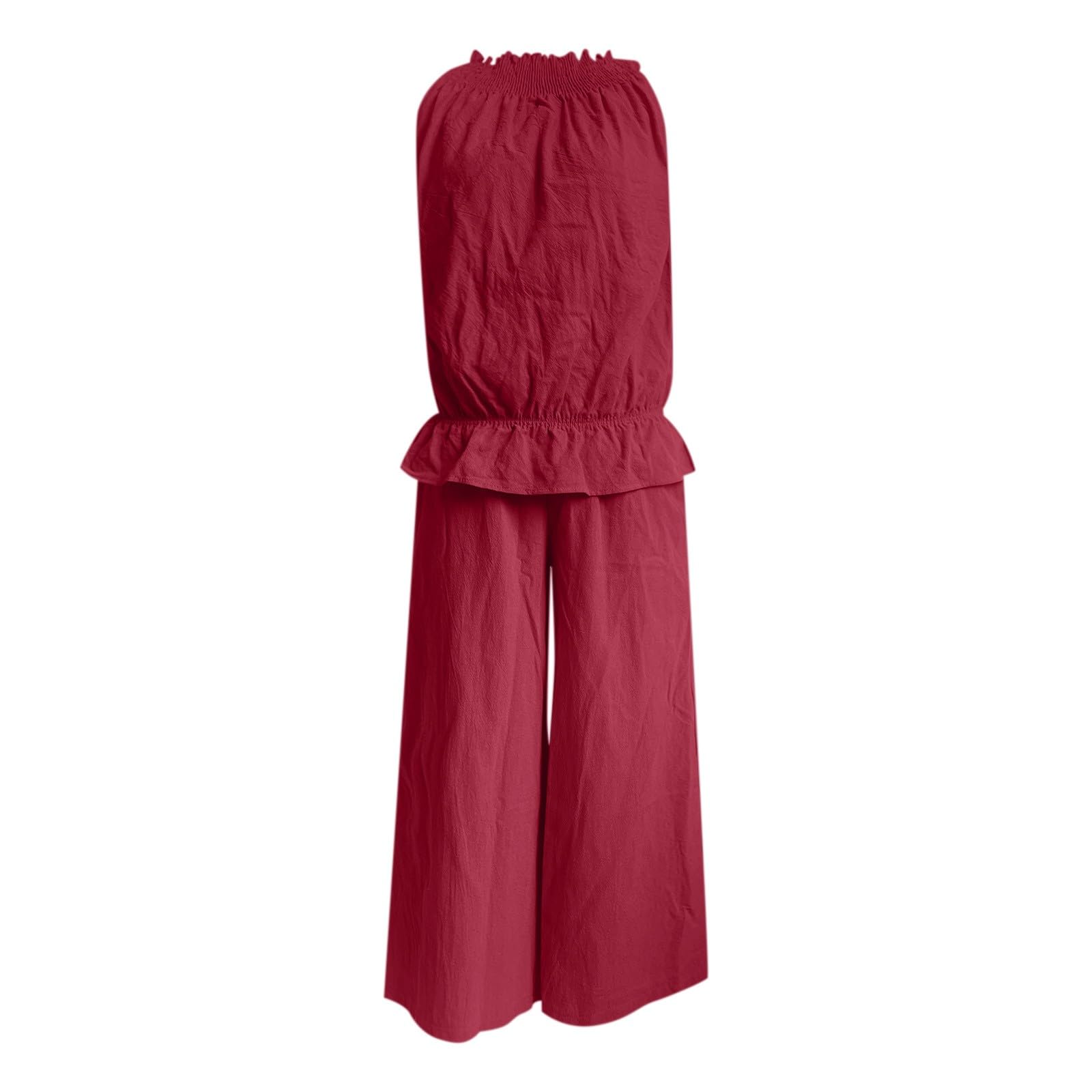 Conjunto Mujer Verano 2 Piezas Moda raje de Primavera Ligero Chndal Blusa Pantalones Ropa Playa Vacaciones Deportivo Casa Trabajoconjuntos mujerLimpio y Profesional