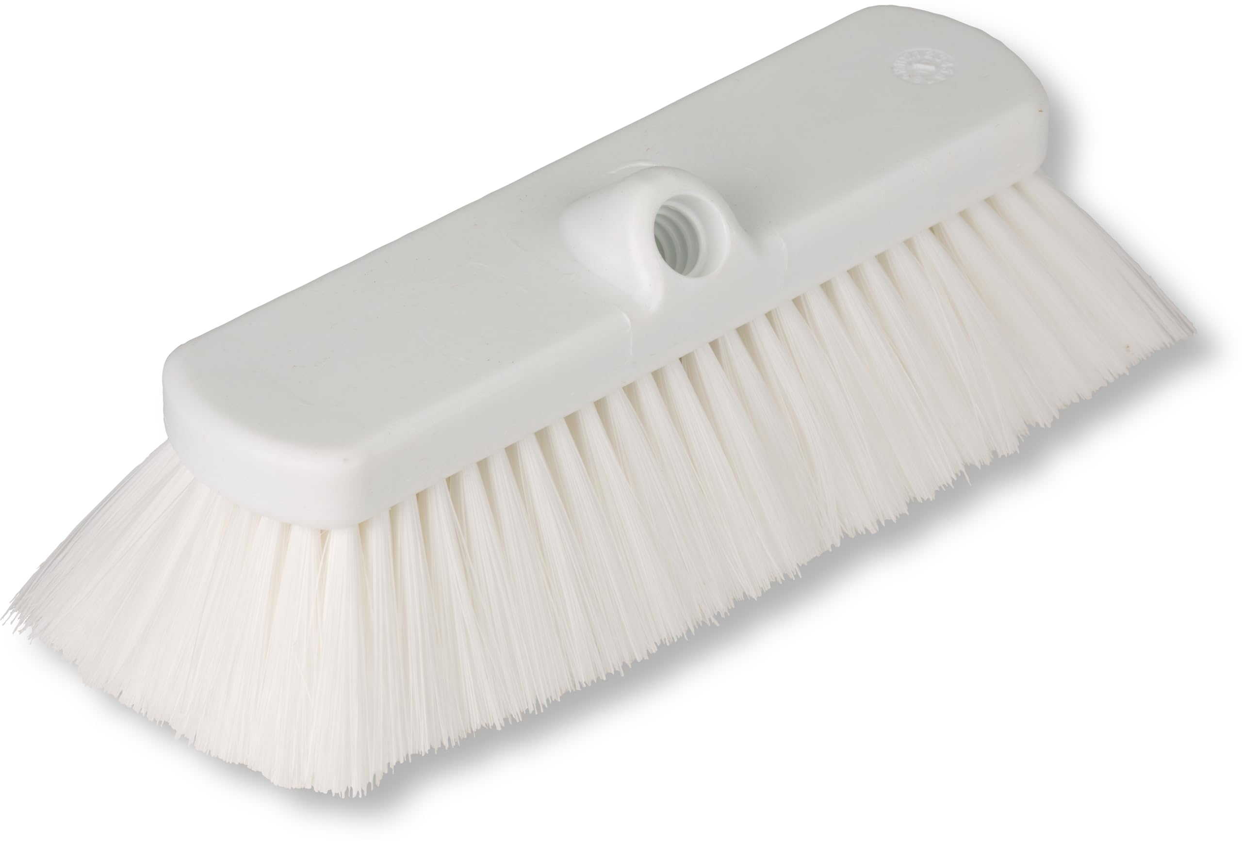 SPARTA 41278EC02 Flo-Thru Plastic Wall Scrub Brush, Equipment Brush With Soft Nylex Bristles For Industrial Kitchens, Hospitals, Commercial Cleaning,