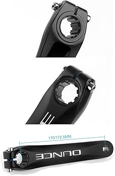 Amazon | ロードバイク クランクセット 170/172.5mm クランク