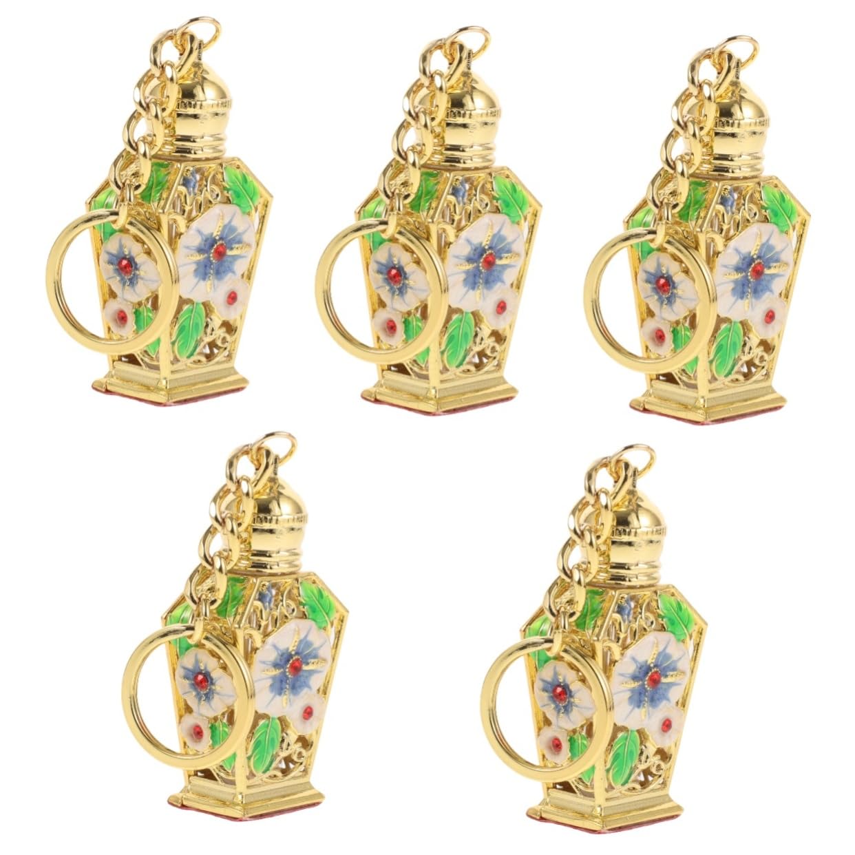 minkissy 5 Pièces Dubaï Bouteille De Parfum Bouteilles De Parfum Vides Mini Le De Le D'Huile Pots en Verre Décoratifs Le en Verre Petite Le Rechargeable
