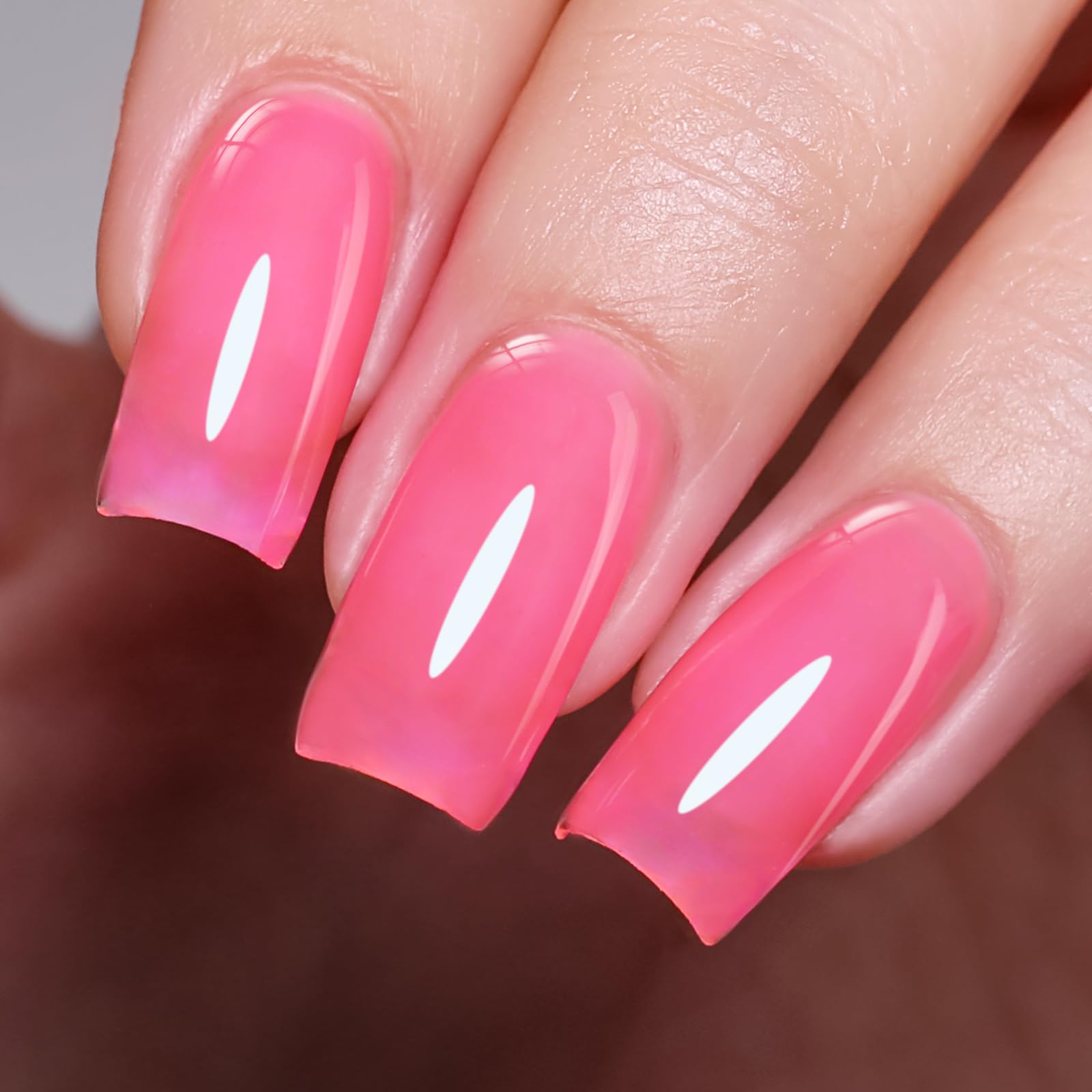 Ozzeal Gel Polish - 0.5 Fl Oz Bright Coral Orange UV LED Soak off Nail Polish for Spring Summer Manicure Salon DIY Art — view 49