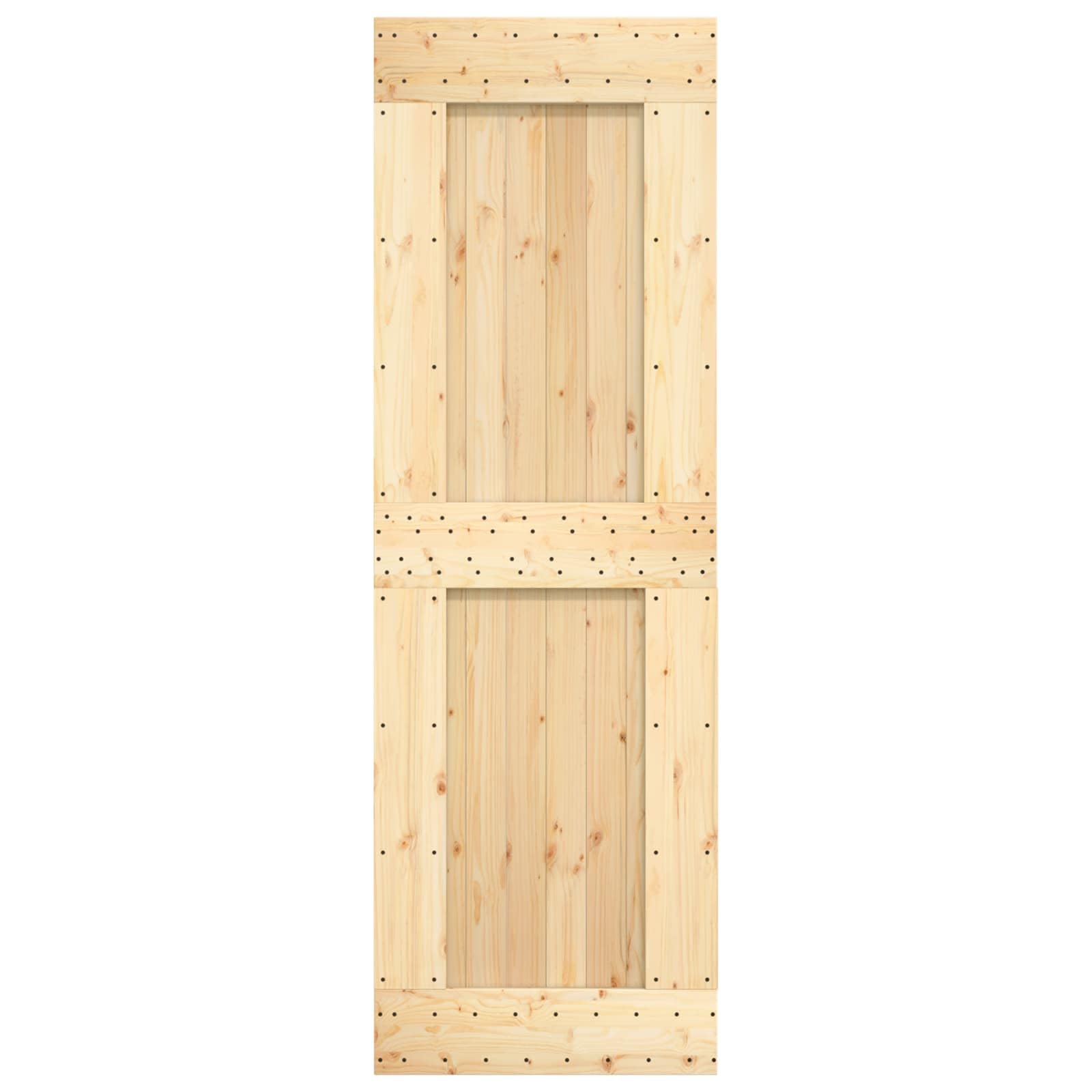 Porta scorrevole in pino massiccio, 70 x 210 cm