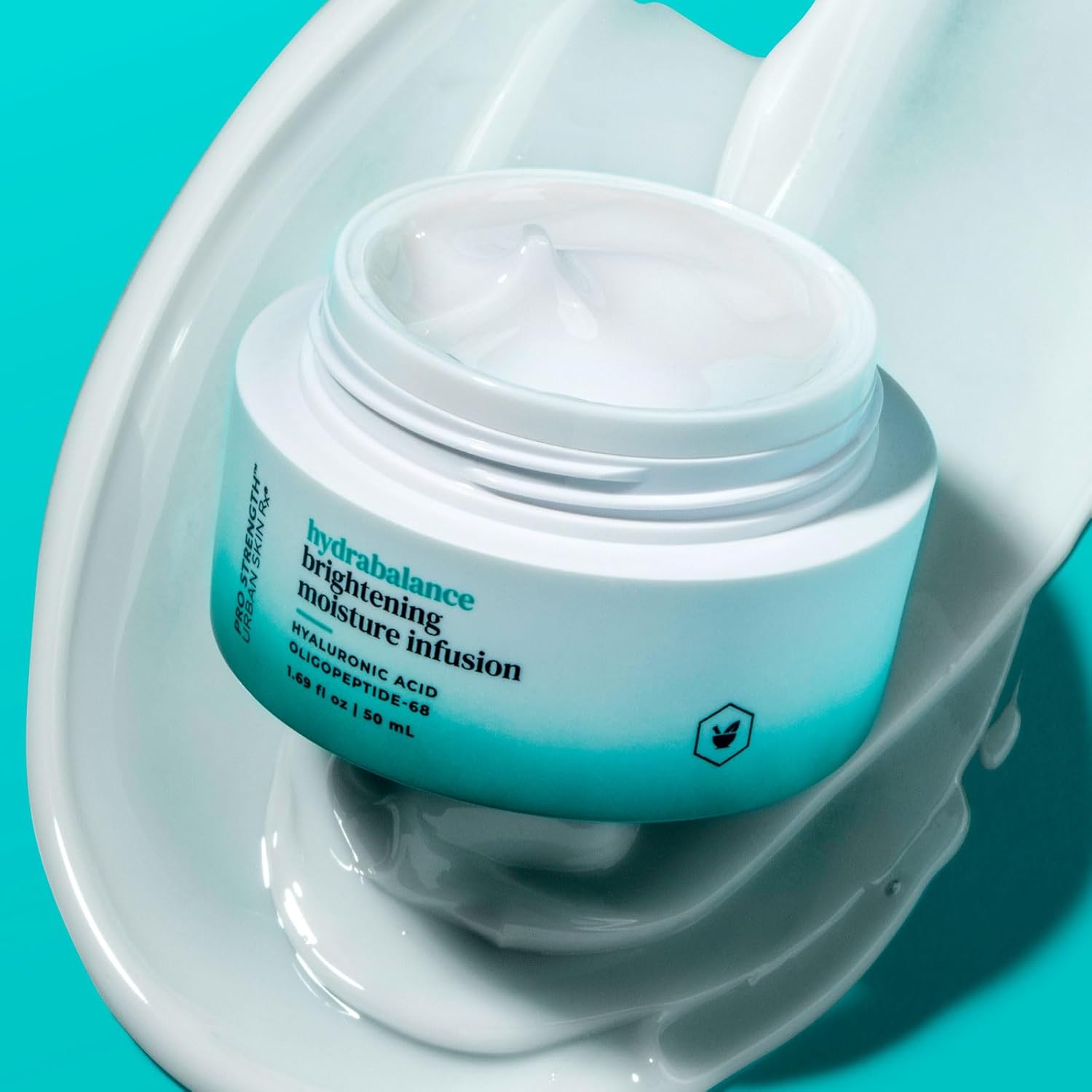 Urban Skin Rx Pro Strength HydraBalance Brightening Moisture Infusion Quick-Absorbing Moisturizer, Fragrance-Free, Formulated with Squalane & Hyaluronic Acid, Combats Dehydration & Texture, 1.69 Oz