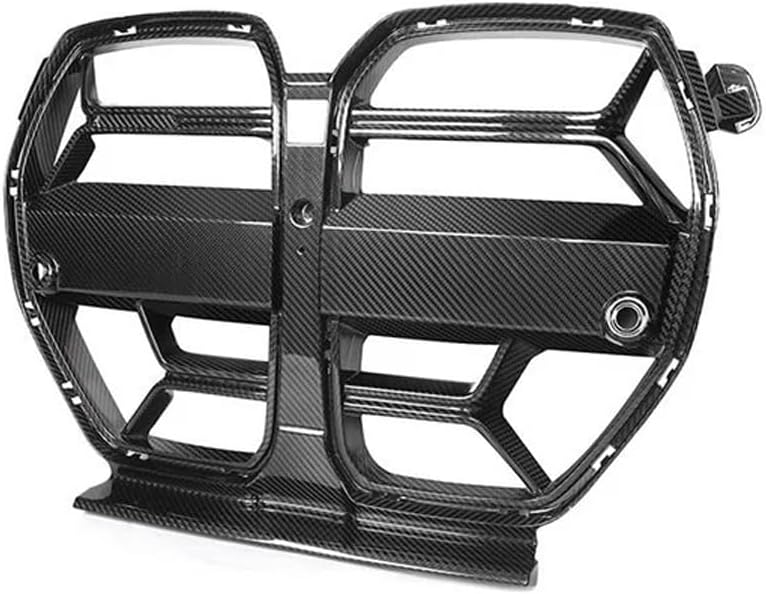 Compatible With BMW G80 M3 G82 G83 M4 2021-2026 Real Carbon Fiber Front Nose Grilles Grill (C-NO)