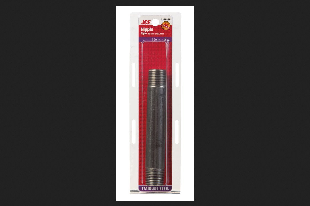 Smith-Cooper 1/2 in. MPT x 5 in. L Stainless Steel Nipple