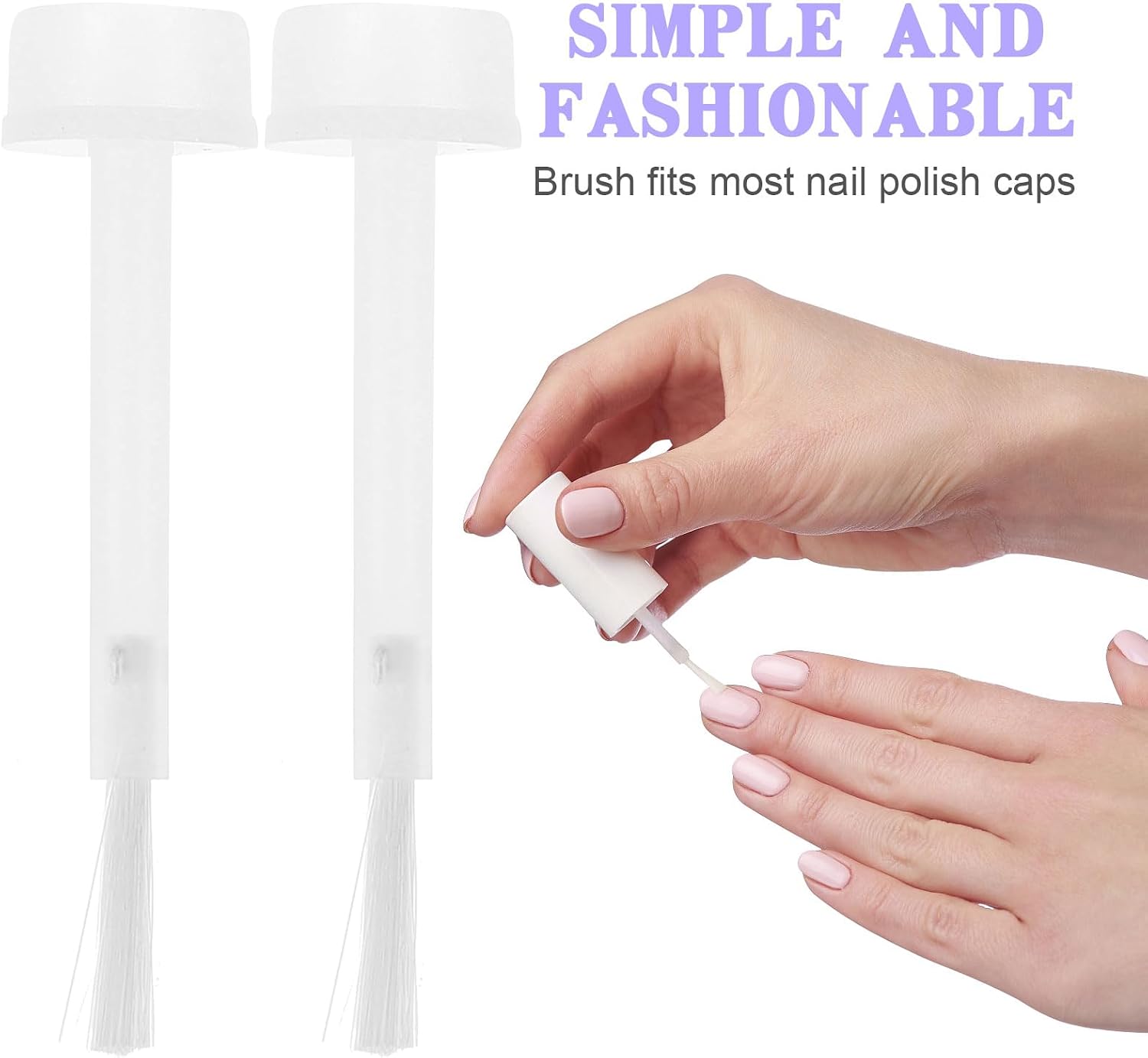 Ipetboom Nail Polish Replacement Brush Soft Bristle Liquid Applicator for Manicure Tools Dip Powder Nail Art and Diy Use