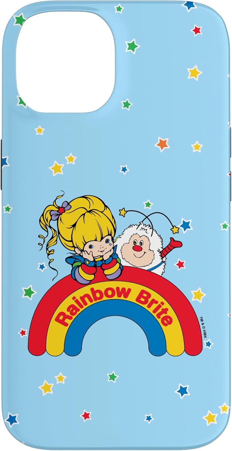 Rainbow Brite & Sprite Vintage Rainbow And Stars Portrait Case for iPhone 15