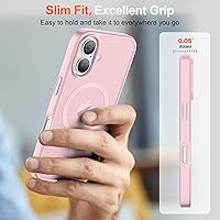 Vista 745 de SUPFINE - Funda magnética para iPhone 13 Pro Max (compatible con MagSafe), (protección contra caídas de grado militar de 10 pies), delgada, Negro