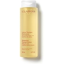 Clarins Hydrating Toning Lotion | Cleanses, Tones, Hydrates and Balances Skin's Microbiota |Plant-Based Ingredients, Including Aloe Vera | Alcohol-Free | Normal to Dry Skin Types