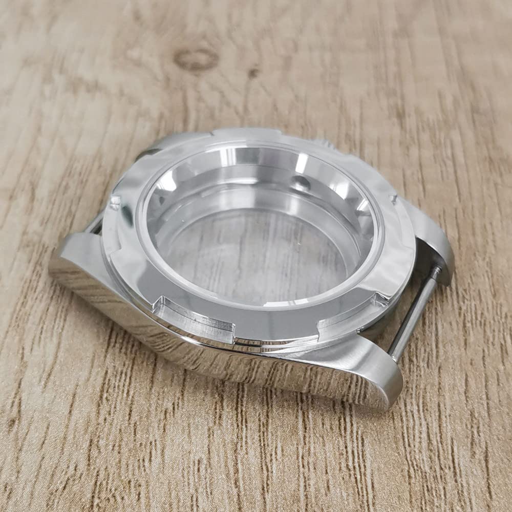 1 x etui na zegarek do mechanizmu NH35/NH36/4R/7S, stal nierdzewna szafirowe szkło zestaw etui do zegarków akcesoria do zegarków