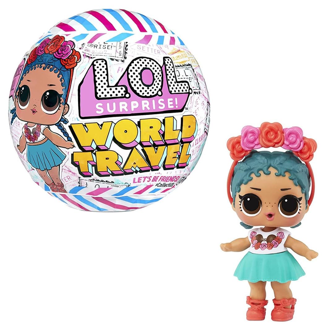Surprise World Travel Dolls with 8 Surprises Including Doll, Fashions, and Travel Themed Accessories - Great Gift for Girls Age 4+ (B0DB8T45CV) Amazon Price History, Amazon Price Tracker