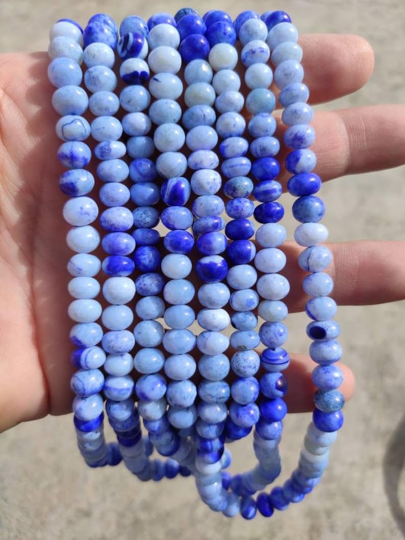 Naturalny opal okrągłe gładkie koraliki 8 mm 40 cm długi sznurek tworzenie biżuterii koraliki z kamieni szlachetnych do naszyjnika bransoletki