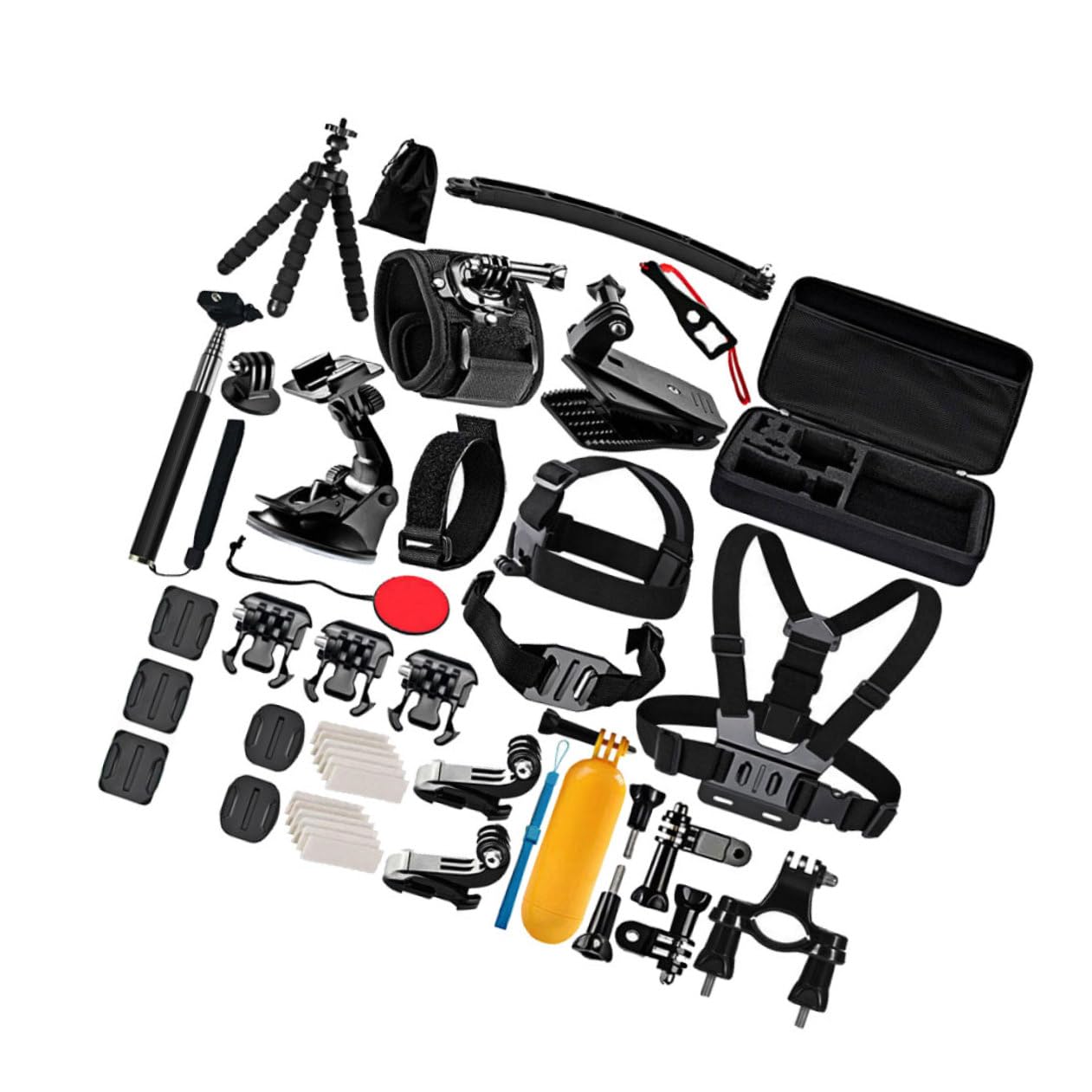 Artibetter Accesorios para Cámara de Acción Compatible y Incluye Correa Flotante Trípode y Adaptador para Cámaras Deportivas para Actividades al Aire Libre