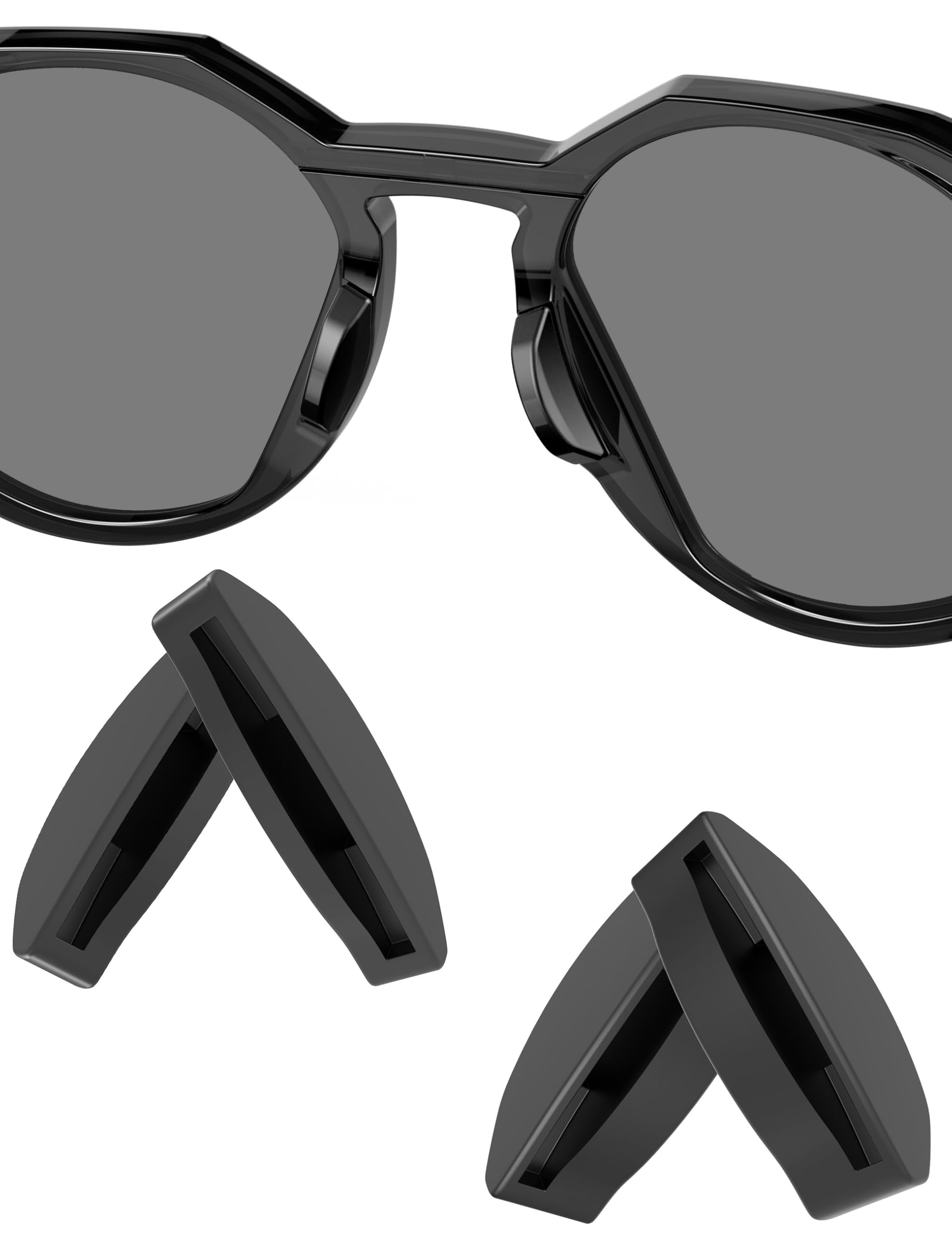 Replacement Nose Piece Nose Pads for Oakley HSTN OO9464 OO9242/Frogskins Range OO9284/Top Knot OO9434/Wildrye OO9230 Glasses, Black, 0