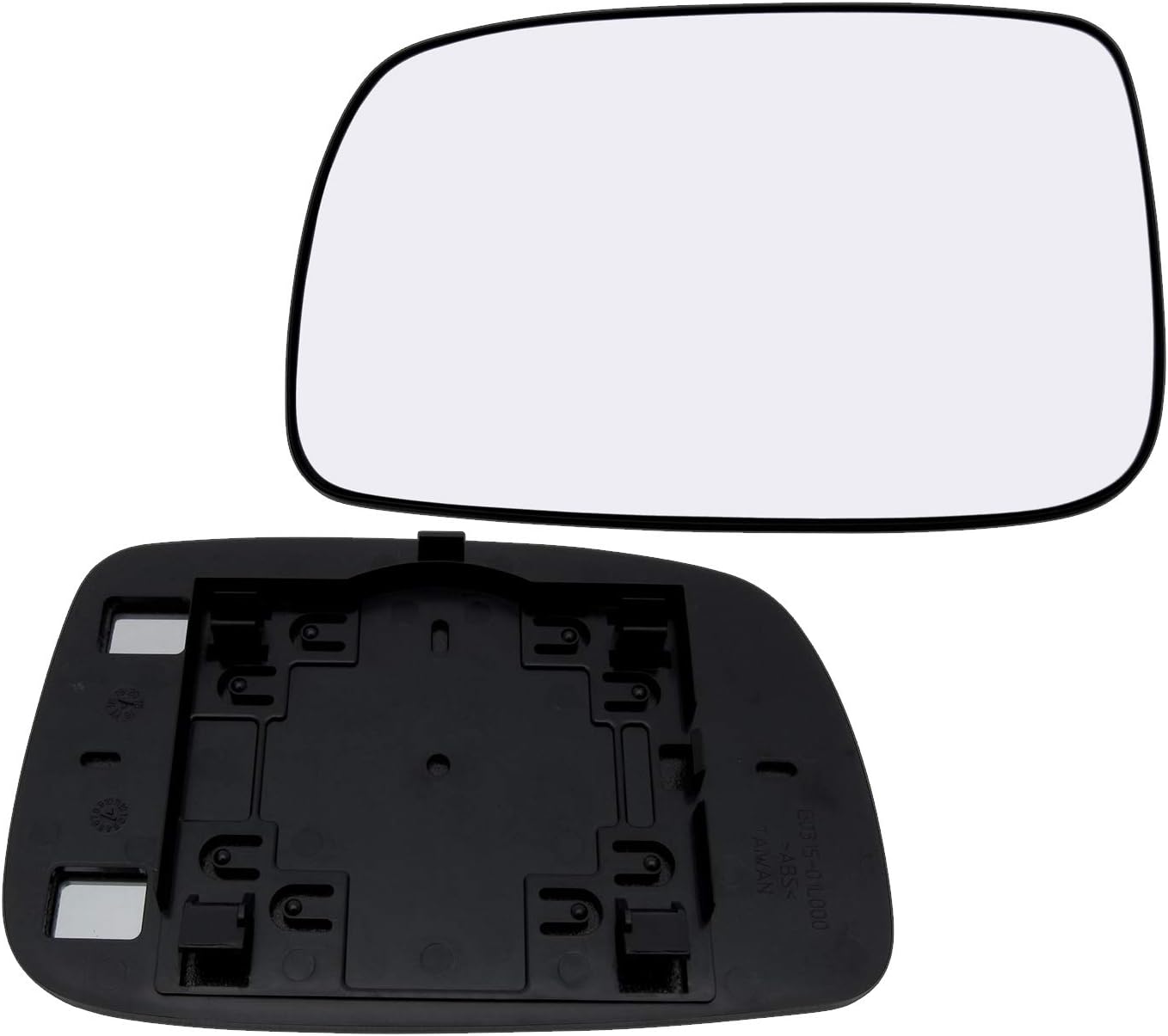Driver Side Mirror Glass Assembly With Plastic Backing Plate (Non-Heated) Compatible with 2007-2011 Toyota Camry Driver Side Mirror Glass Assembly With Plastic Backing Plate (Non-Heated) Compatible with 2007-2011 Toyota Camry