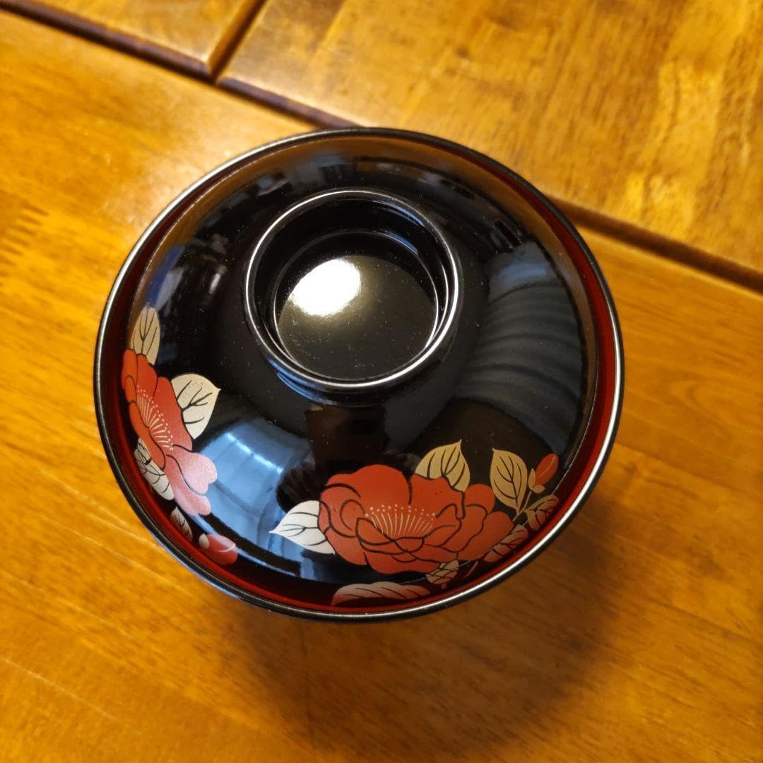 お椀 吸物椀 茶懐石 煮物椀 骨董 漆器 4脚 G54（Amazon.co.jp