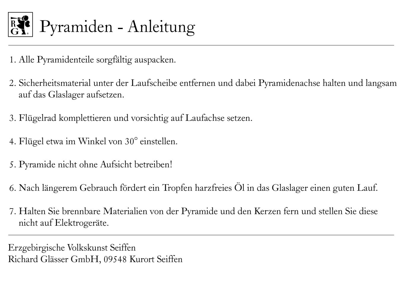 Christmas Pyramid Advent House, height 53 cm / 21 inch, original Erzgebirge by Richard Glaesser Seiffen