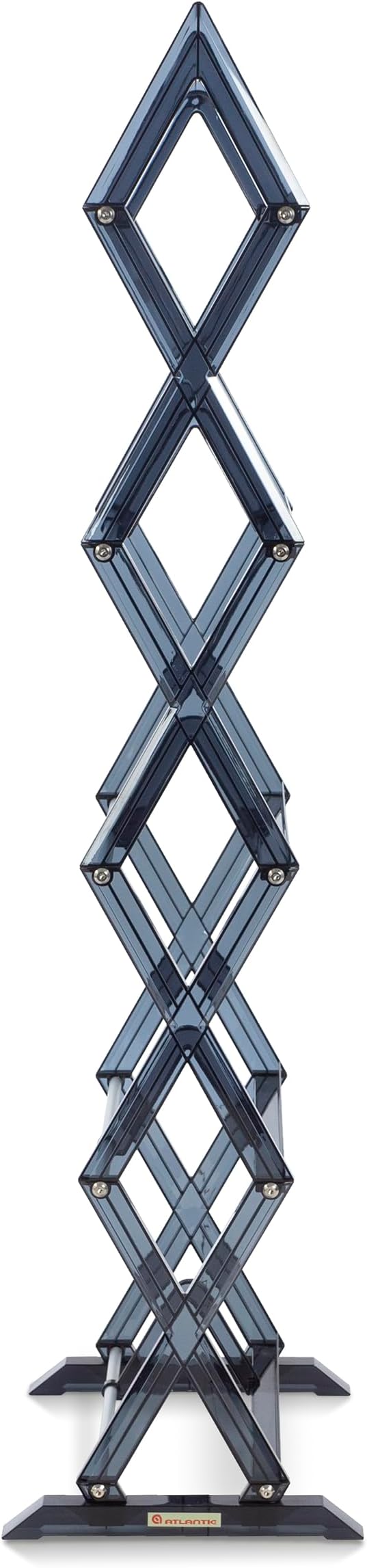 Atlantic Mitsu 5-Tier Portable Media Storage Rack – Protects & Organizes Prized Music, Movie & Video Games Collections, PN 64835195 in Smoke