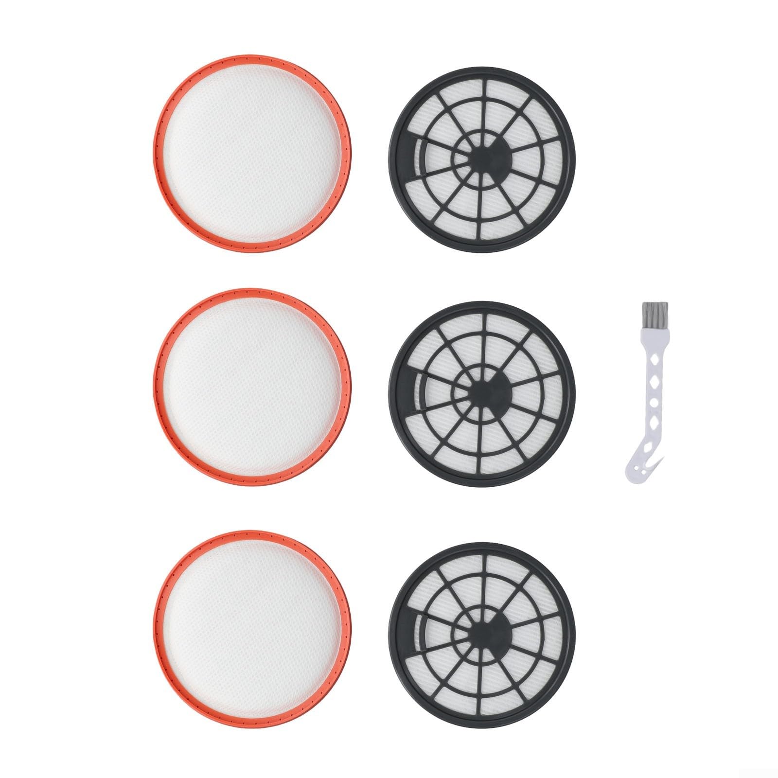 3 Pack Type 95 Filter Kit for Vax For Pre Motor and Post Motor Filters with Cleaning Brush for Air Compact Series Vacuum