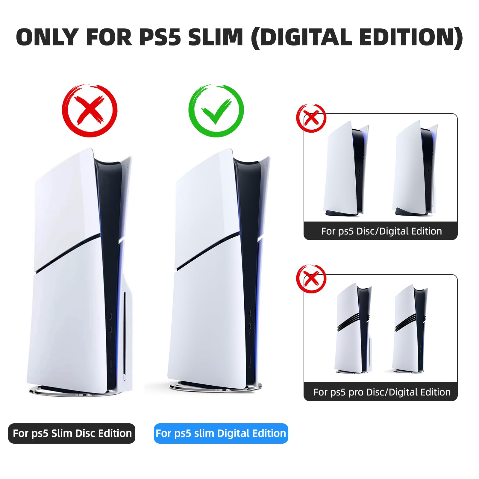 4 placas para PS5 Slim Disc y edición digital