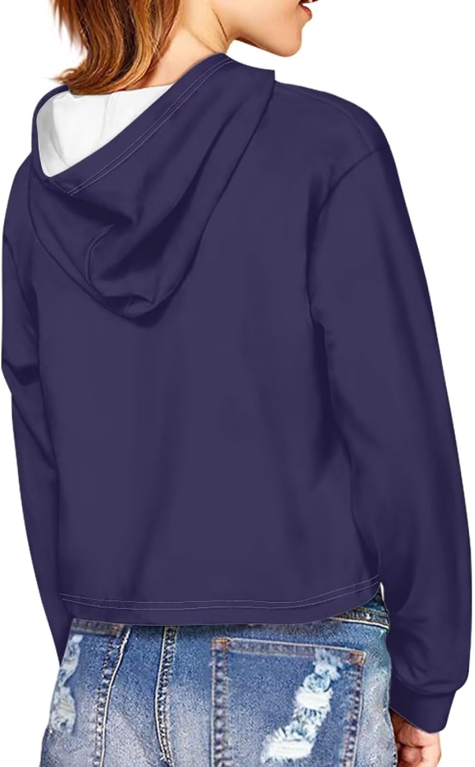 Long Sleeve Crop Tops for Girls Kids' Fashion Hoodies & Sweatshirts Kawaii Clothes - Image 5