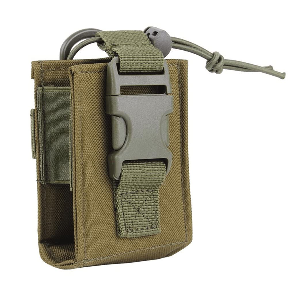 Wudaizhi Molle Walkie Talkie Pouch Interphone Storage Bag Outdoor Molle Radio Pouch Walkie-talkie Case Holder Accessary Bag