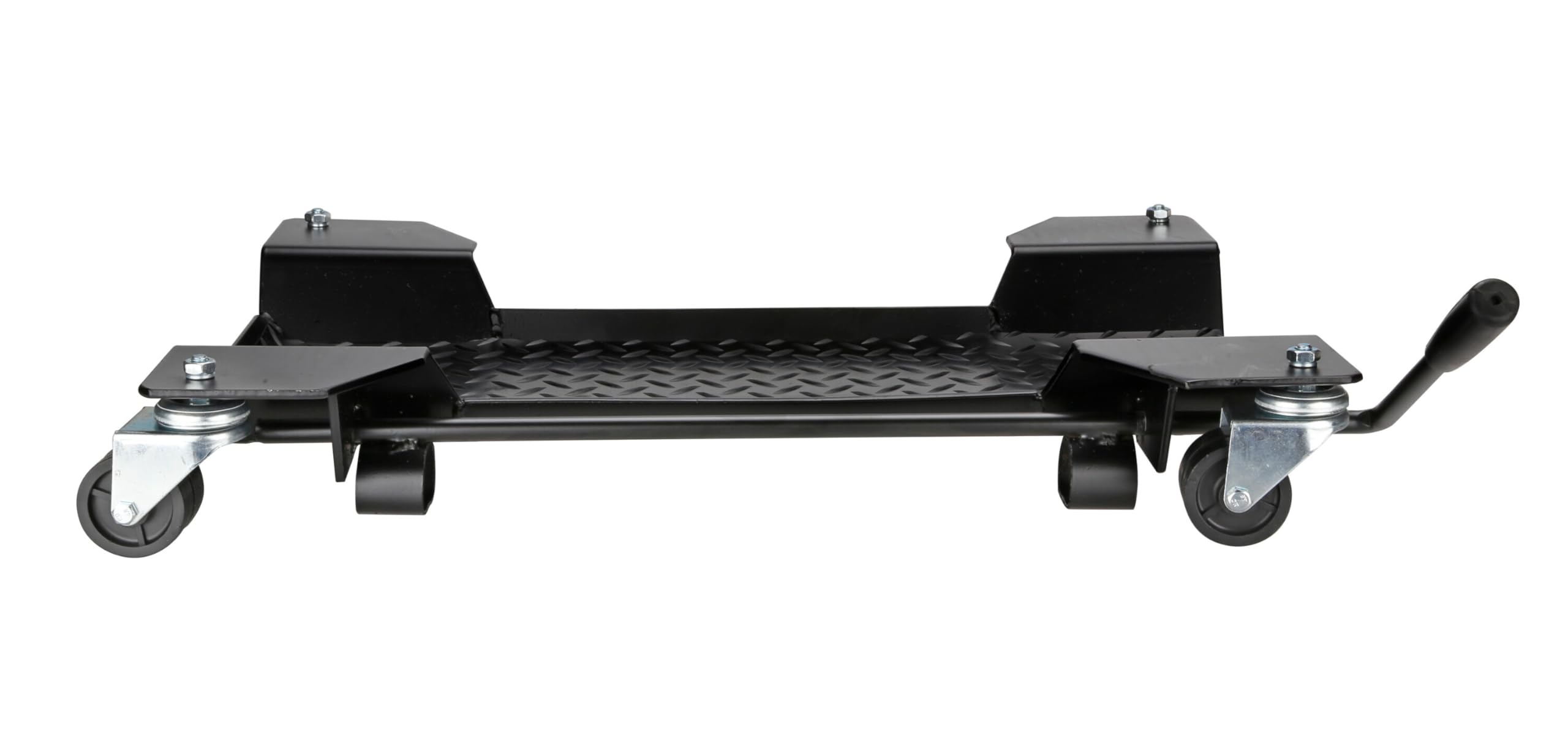 Lampa 90715 Carrello sposta Moto per cavalletto Centrale, Acciaio, Doppie Ruote girevoli, carico Max 350 kg