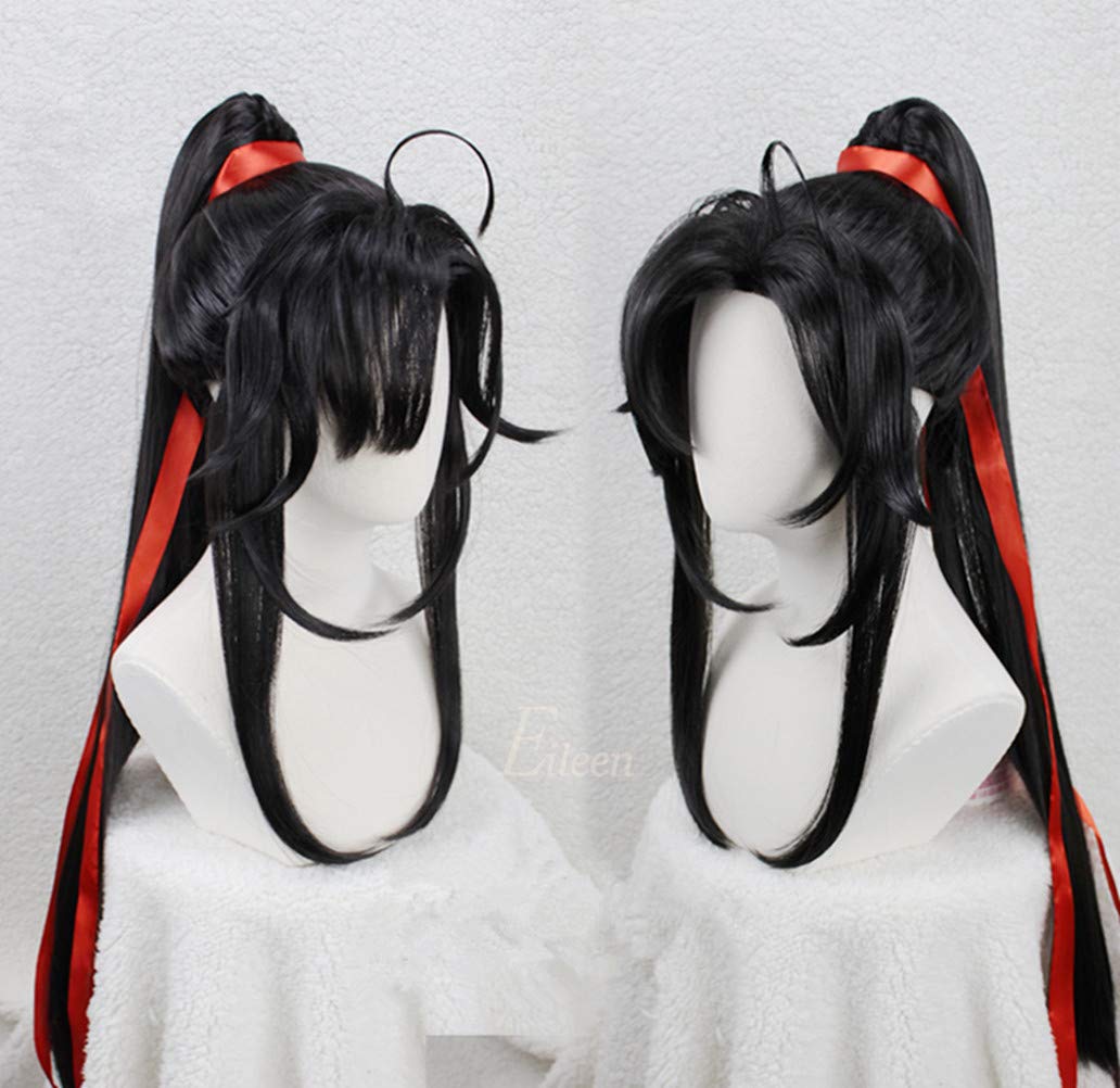 Amazon.co.jp: Eileen 魔道祖師 コスプレ 魏無羨 ウィッグ カツラ 耐熱 