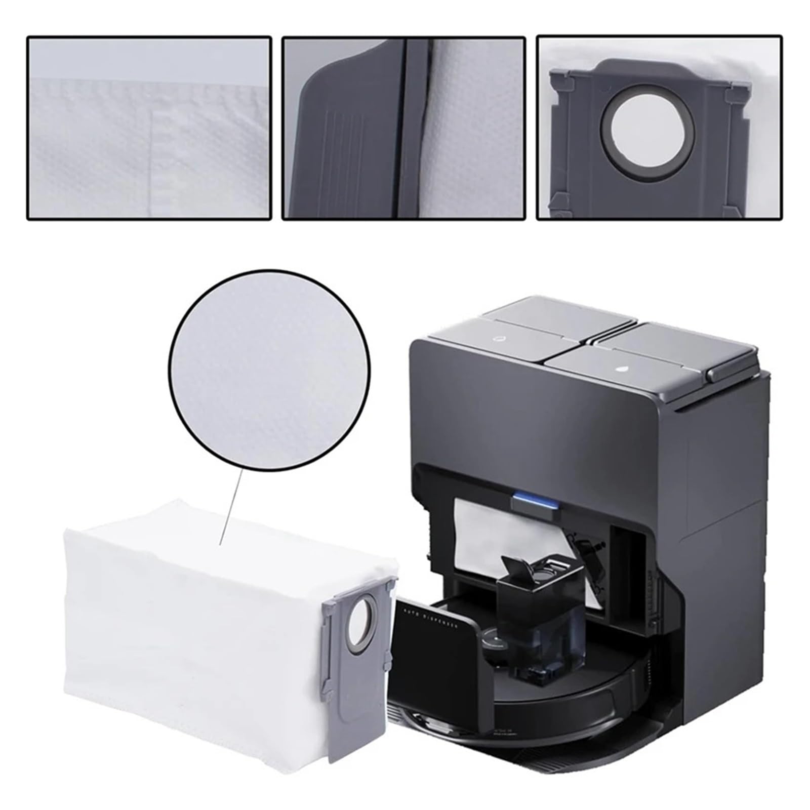 24-teiliges Zubehör-Set for Staubsauger, kompatibel mit S8 Max/Maxv Ultra – inklusive Hauptbürste, Seitenbürsten, Filter, Mopps, Staubbeutel, Kantenmopp-Ersatzteile