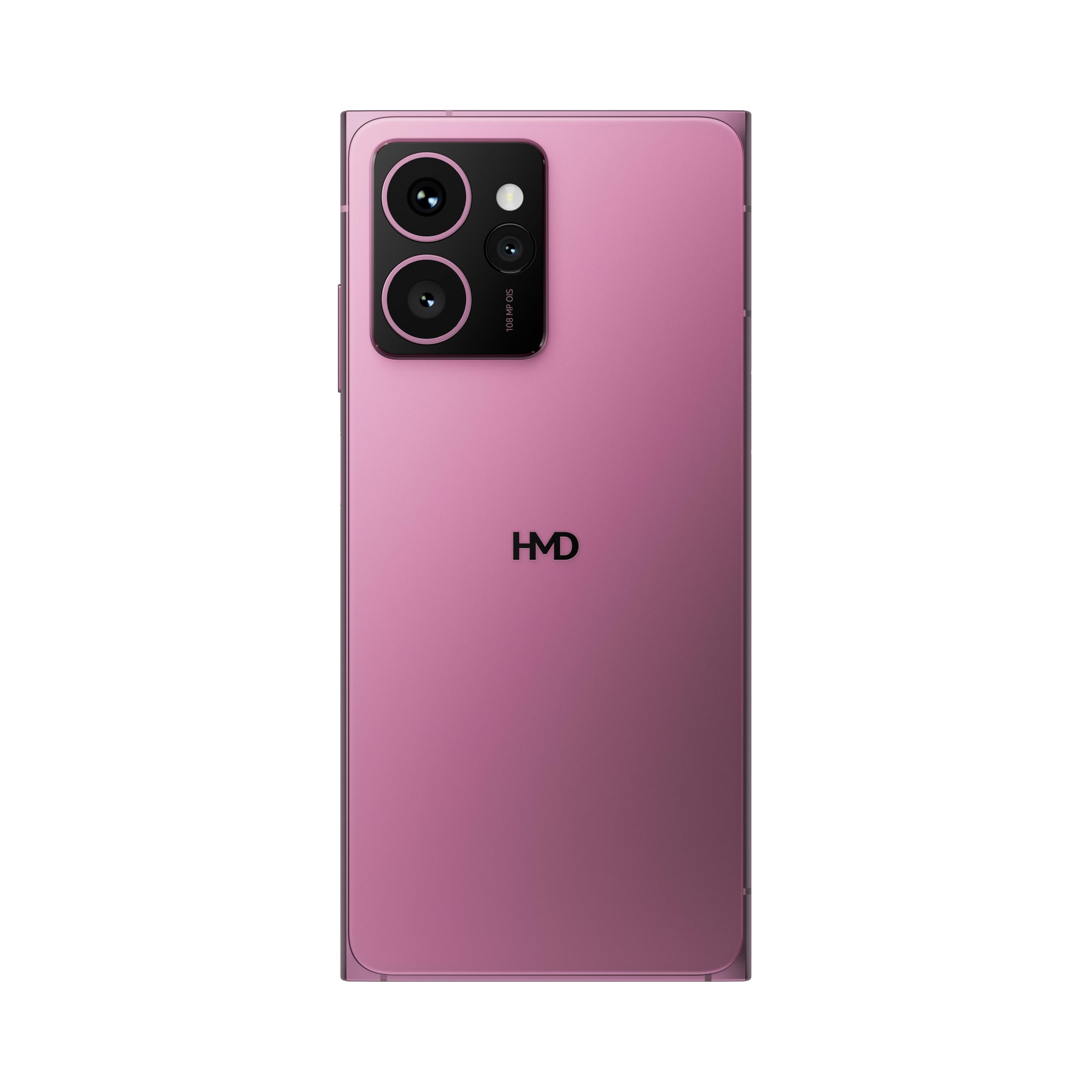 HMD Skyline smartfon z uchwytem na telefon komórkowy (8 GB RAM / 256 GB pamięci, bateria 4600 mAh, wyświetlacz POLED 6,55 cala, selfie 50 MP + aparat główny 108 MP, Android 14, 5G, IP54, konstrukcja