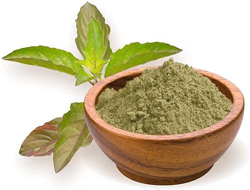 Miniatura 4 de HERBAL HILLS Tulsi Powder - Polvo de hoja de albahaca sagrada | 16 onzas (454 GMS) | Té de hierbas