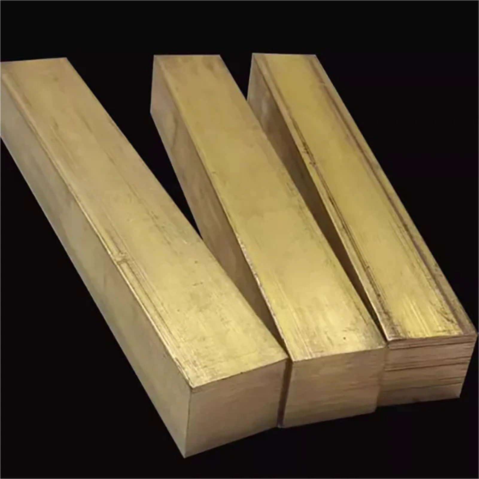 Placa de varilla de barra cuadrada de latón(Length 500mm,12x12mm 1pc)