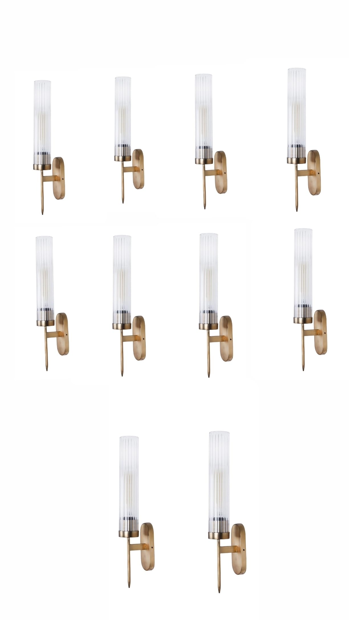 HL HOMELIGHTING Golden Mini Torchiere Wall Sconce with Fluted Cylindrical Glass for Decorative Living Rooms Wall Ceiling Lamp Balcony Decor and Home (10) (B0D3YH73K2) Amazon Price History, Amazon Price Tracker