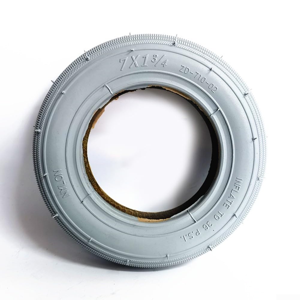 Pneumatico per carrozzina, 7 pollici 7 x 2 ruota anteriore per sedia a rotelle elettrica camera d'aria 7x1 3/4 pneumatico per carrozzina (pneumatico)